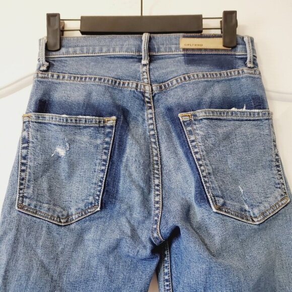 Grlfrnd Kendall High Rise Raw Hem Skinny Jeans 24 - Picture 4 of 9